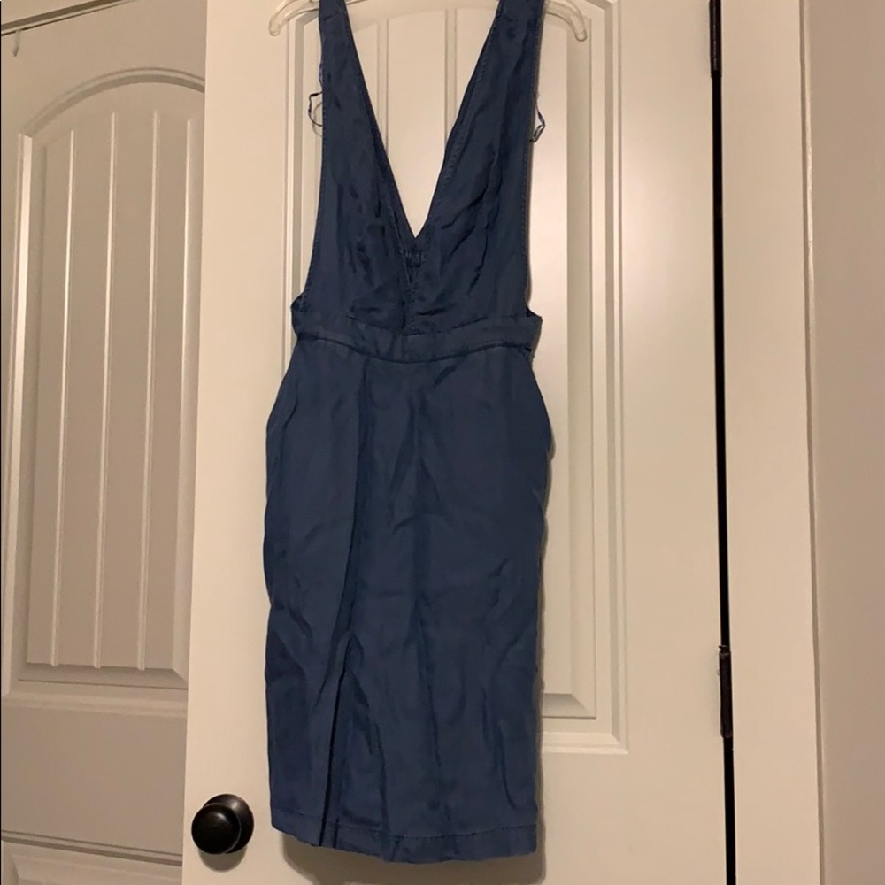 Blue pianafore dress